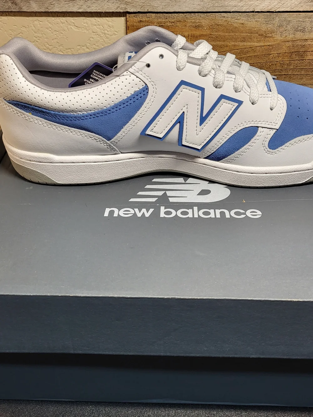*NEW* New Balance 480 White Royal Blue Sneakers Shoes Retro Men's Size 13 D